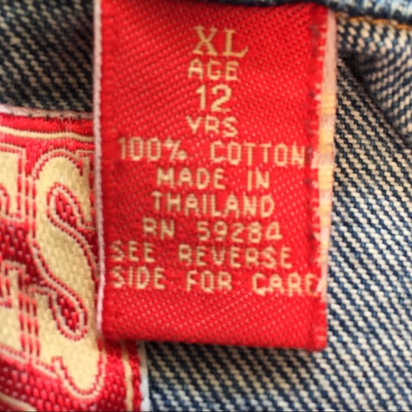 Dungarees Denim Jacket, size XL (age 12) - Picture 5 of 8